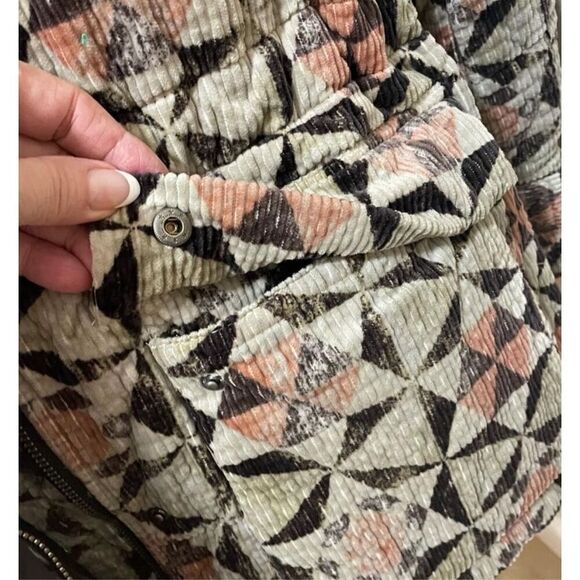 Free People Rustic Cord Parka Jacket Size S - Picture 6 of 11